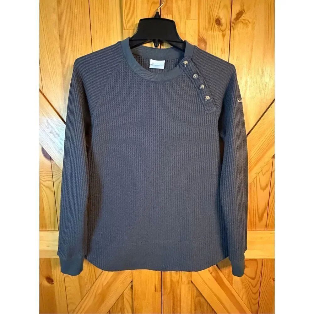 Columbia Women's Chillin Sweater Size Small Gray (6667)